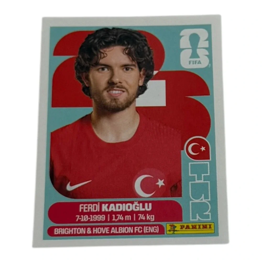Panini FIFA World Cup 2026 Ferdi Kadioglu TUR 8 Turkey Brighton Hove Albion FC